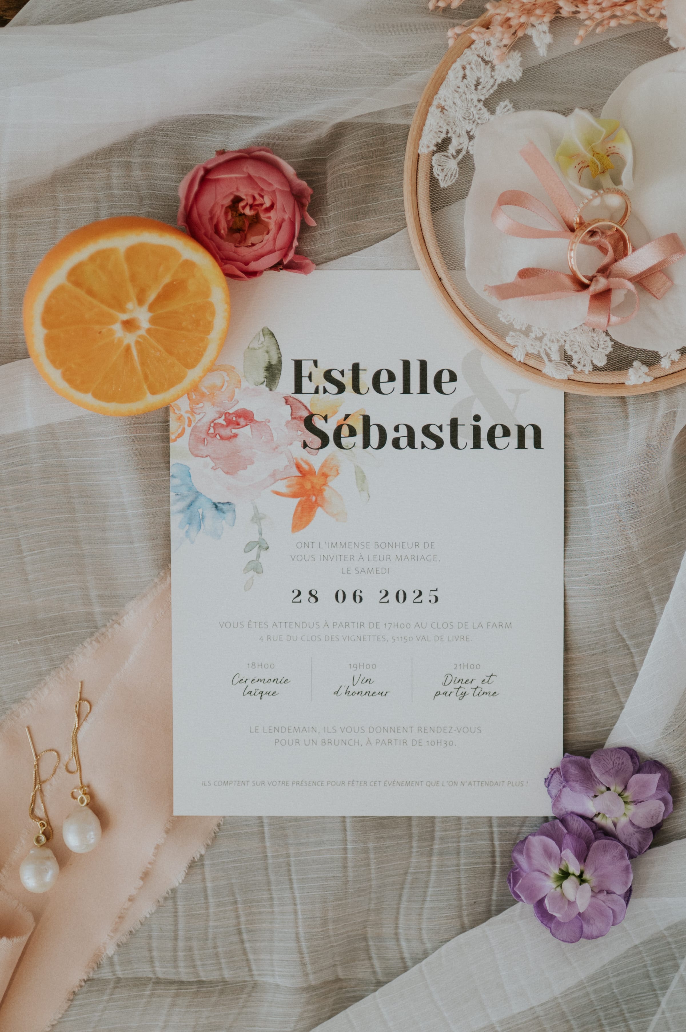 Estelle et Sébastien - Mariage Clos de la Farm Champagne 2025 - photo 09