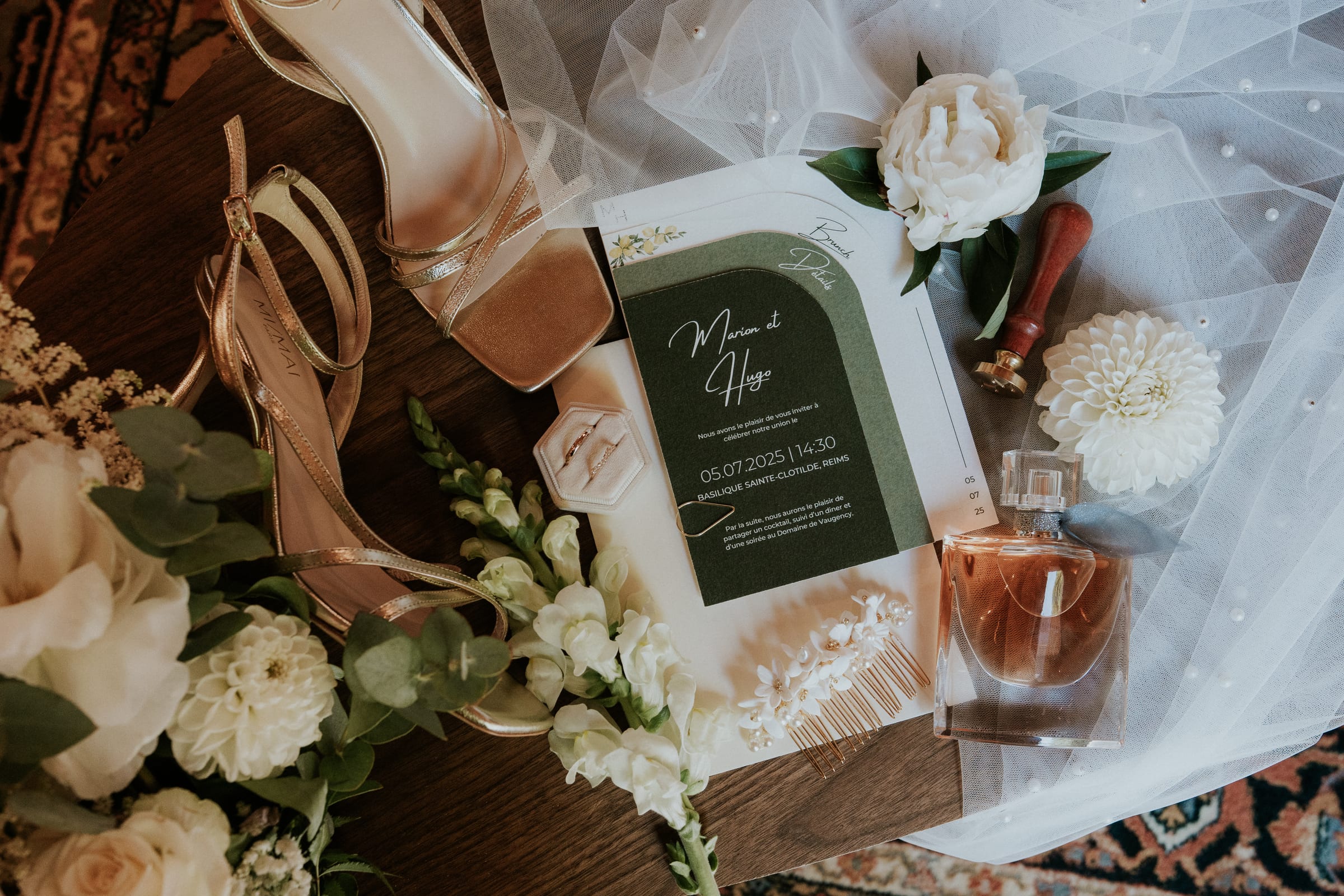 Marion et Hugo - Mariage Domaine de Vaugency Champagne 2025 - photo 08