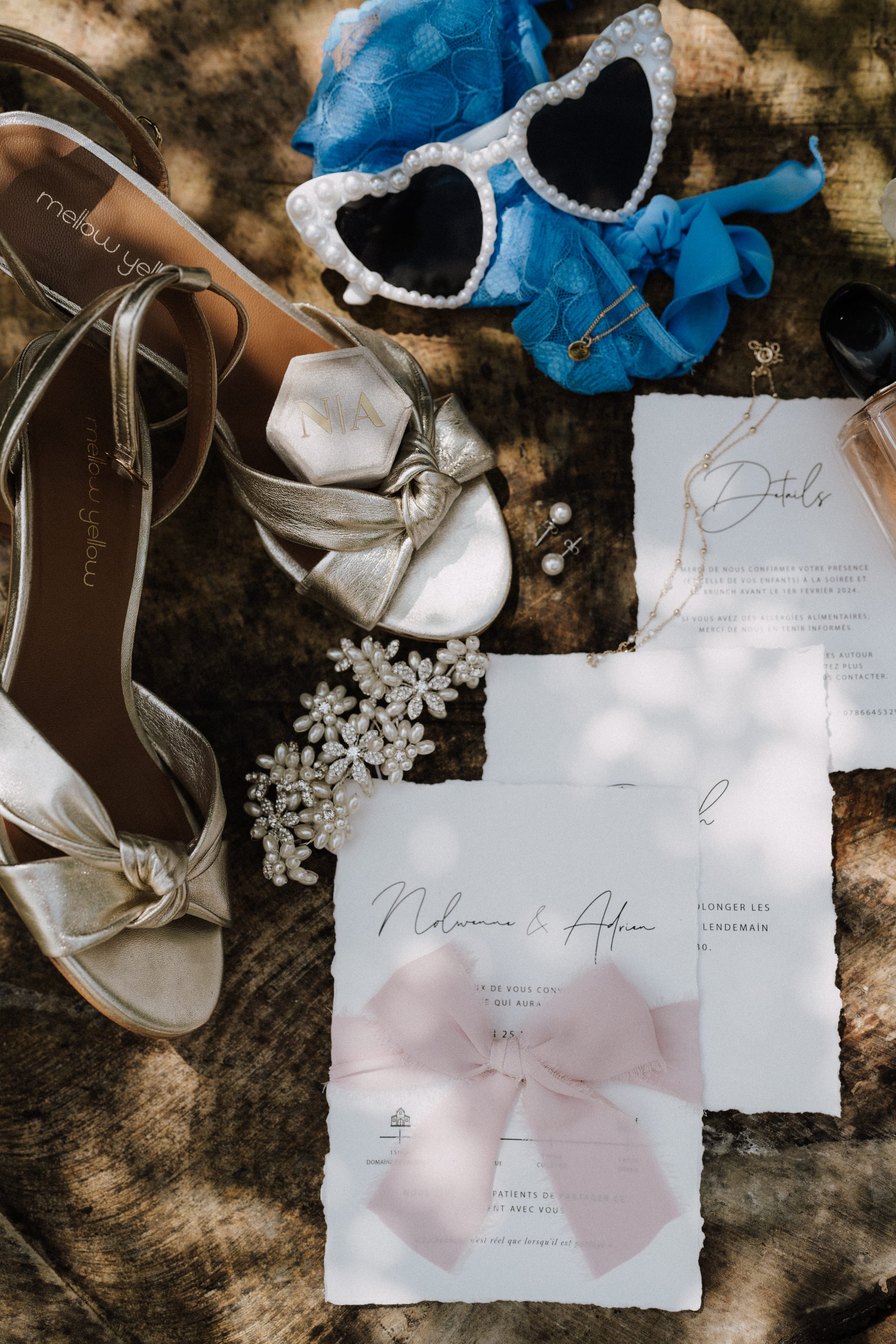 Nolwenne et Adrien - Mariage Domaine de Vaugency Champagne 2024 - photo 03