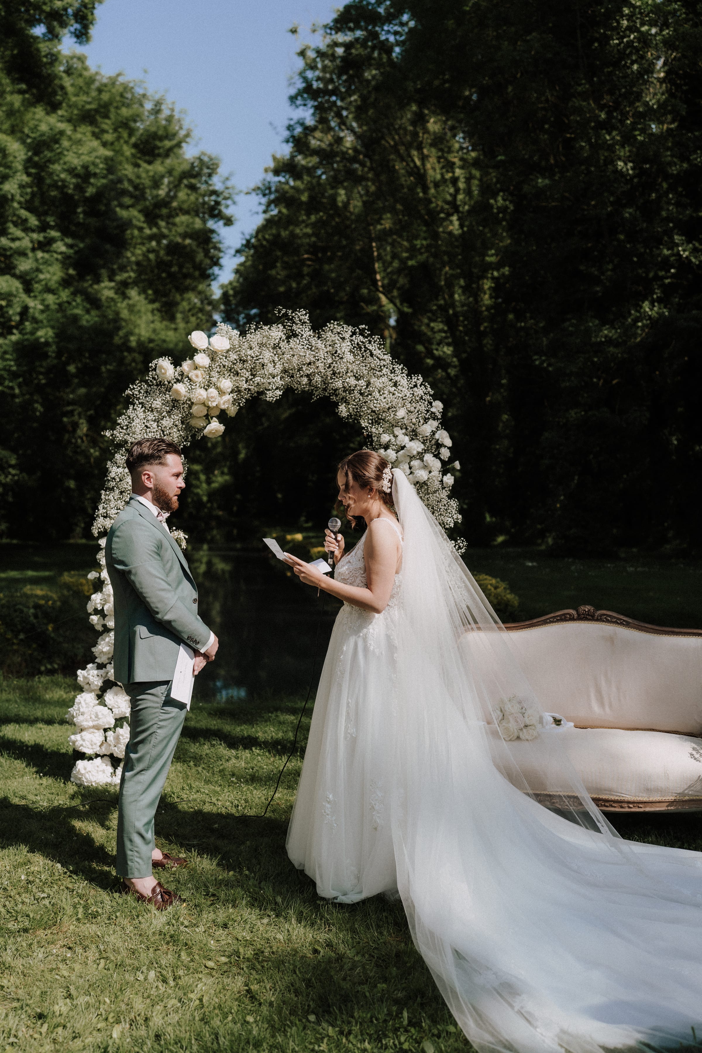 Nolwenne et Adrien - Mariage Domaine de Vaugency Champagne 2024 - photo 05